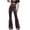 Coffee, variant on Women's High Waist Velvet Flare Pants, Wide Leg Casual Trousers, Loose Fit Palazzo Pants for Fall, Date Night, Going Out and Daily Chic Wear Hot Pink S