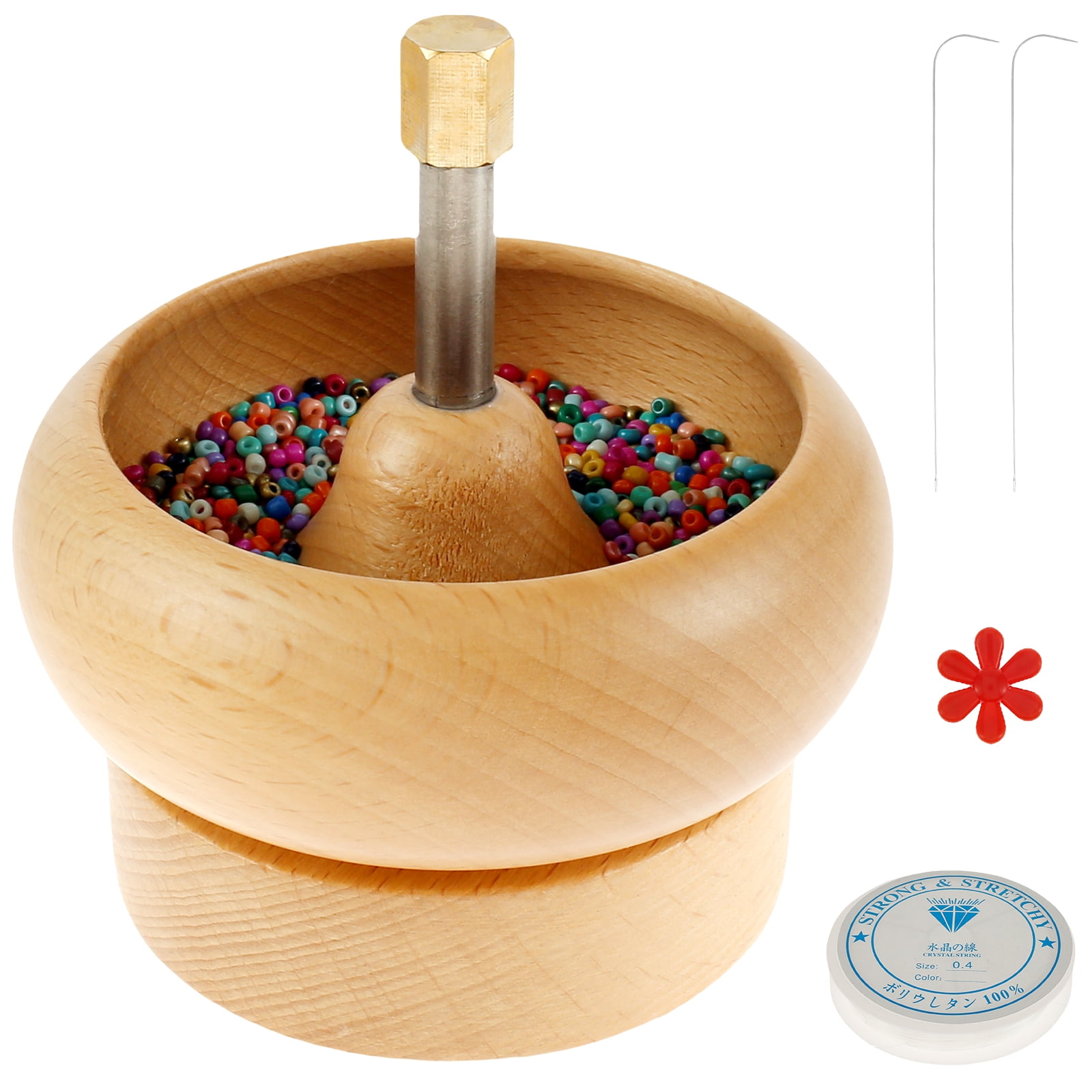 Wooden Bead Spinner Portable Spin Bead Loader EffortSaving Spin