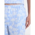 thumbnail image 5 of Joyspun Women's Poplin Pajama Pants, 31'' Inseam, Sizes XS-3X, 5 of 6