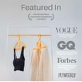 thumbnail image 4 of Kangaroo™ 100% Recycled High-Strength Clothing Hanger, Pants, Shirt, Jacket Hanger - Patented (Tangerine 10-Pack), 4 of 5