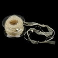 thumbnail image 4 of jifeng 3 String Beaded Ribbon Pearl String Mesh Ribbon Christmas Ribbon Decor Gift Wrap Gold, 4 of 9