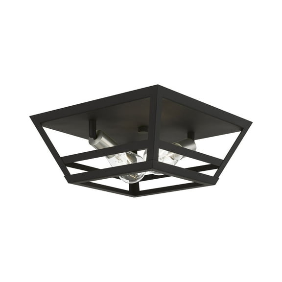 Livex Lighting - Schofield - 2 Light Flush Mount In Transitional Style-5.5