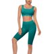 thumbnail image 1 of Gibobby Conjunto de yoga para mujer Conjunto de ropa de yoga Moda Sexy Correr al libre Desnudo Ropa deportiva Ropa deportiva de secado rápido ajustada(Verde,G), 1 of 3