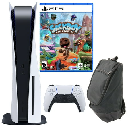 PlayStation 5 Console with Sackboy Game and Carry Bag (PS5 Disc Version)