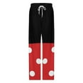 thumbnail image 4 of Cartoon Mouse Character Pajama Pants Comfortable Elastic Waist Pajamas Fashion Sleepwear Bottoms Plus Size Homewear, 4 of 6