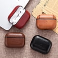 thumbnail image 4 of Funda de cuero para Airpods Pro 2, cubierta de auriculares de negocios para Apple Air Pod 3 Pro 2ª generación, 2022, 4 of 4