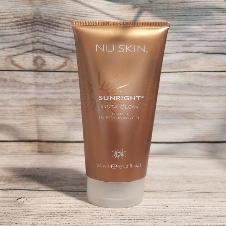 Nu Skin, Sunright Insta Glow Self Tanning Gel, 4.2 fl oz, Brown Nu Skin, Sunright Insta Glow Self Tanning Gel, 4.2 fl oz, Brown