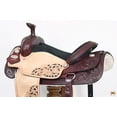 thumbnail image 4 of 15 In HILASON Western Horse Ranch Roping Roper American Leather Saddle, 4 of 7