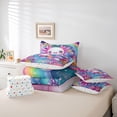 thumbnail image 6 of Manfei Ocean Axolotl 7-Piece Twin Bedding,Cute Animal Bedding Comforter Set,Polkadot Reversible, 6 of 7