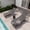 Gray, variant on LAUSAINT HOME Patio Lounge Chairs Set of 2, Outdoor Folding Tanning Chaise with 5-Position Adjustable Backrest for Backyard, Poolside