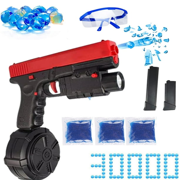 Electric Gel Blaster X2 Splatrball Gun, Electric Toy Gun with 30000 Water Beads, Suitable for