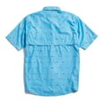 thumbnail image 5 of SCALES Trippy Fish Short Sleeve Button Down White, XLarge Buttondown Shirt, 5 of 6