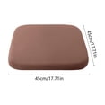 thumbnail image 3 of Memory Foam Chair Cushion Slow Rebound Non Slip Breathable Seat Pad Removable Washable Cover for Kitchen Office Dining Car 17x17in, 3 of 6