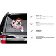 thumbnail image 3 of Lotusprinthandmade Breast Cancer Awareness Courage & Strength Pink Ribbon Transparent Vinyl Decal 4 Sizes, 3 of 3