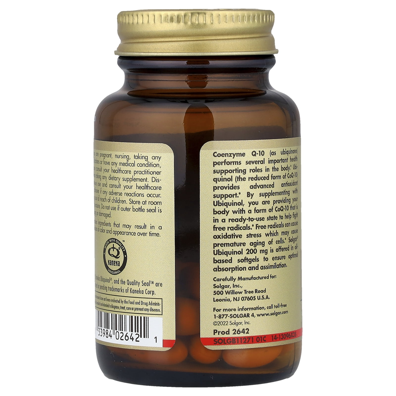 Ubiquinol - Reduced CoQ-10 200 mg - 30 Softgels