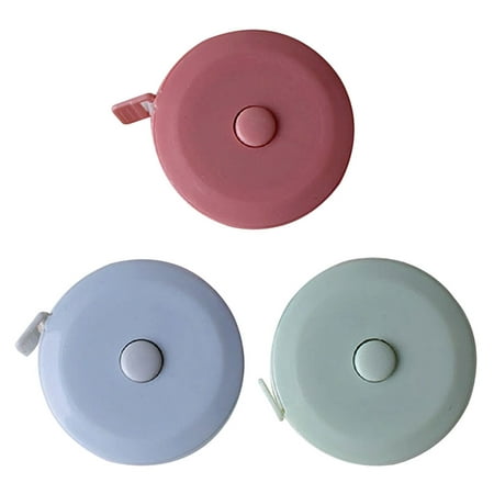 

ifundom 3pcs Retractable Measuring Tapes Multipurpose Tape Measures Sewing Tools