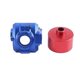 thumbnail image 1 of Metal Front and Rear Differential Case and Protector for ARRMA 1/8 MOJAVE 4S RTR RC Car Upgrade Parts,Red+Blue, 1 of 5