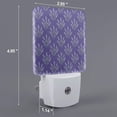 thumbnail image 2 of Fotbe Lavender Flowers Luz Nocturna LED, Luz de Noche con Sensor de Luz Natural de Anochecer a Amanecer, Se Enchufa a la Pared, Blanco Cálido 0.5W-EU, 2 of 7