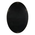 thumbnail image 4 of Kate and Laurel Elmora Glam Oval Ornate Wall Mirror, 23 x 32, Gold, Rounded Bathroom Mirror with Beveled Edge for Use as Vertical or Horizontal Mirror, 4 of 8