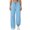 Light Blue, variant on Noric Women's Jogger Pants High Waist Drawstring Elastic Waist with Pockets Adjustable‑Hem Relaxed‑Fit Casual Trousers