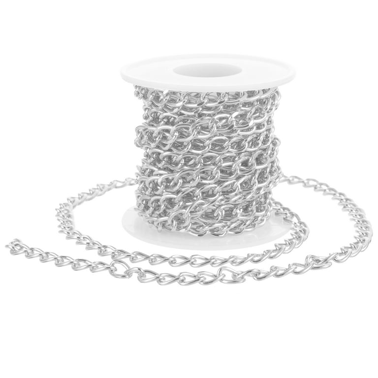 COHEALI 2 Sets Handmade Chain Necklace Making Supplies DIY Bracelet Chain  Jewelry Making Chains Chain Links Connector Open Metal Jewelry Chains