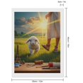 thumbnail image 2 of Diamond Art Kits for Adults - Pastoral Sunrise Lamb Artwork Scene 5d Diamond Painting for Adults, Diamond Art for Adults Beginners, Frameless Diamond Painting Kits for Adults for Home Wall Decor, 2 of 7