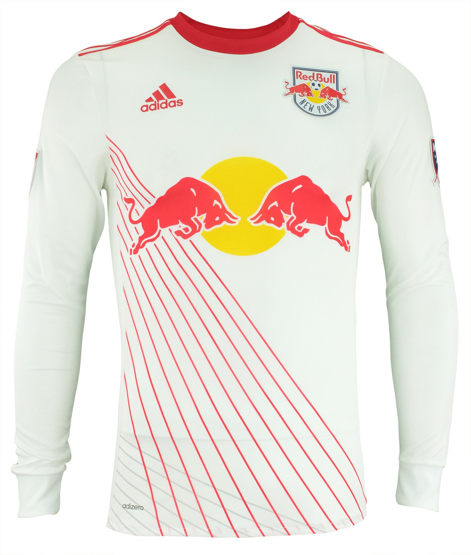 Adidas MLS York Red Bull On The Field Long Sleeve Jersey, - Walmart.com