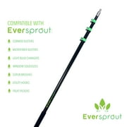 Eversprout 4-Stage Telescopic Extension Pole, 7-24 ft Heavy-Duty Aluminum