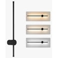 thumbnail image 2 of Lámpara Led De Pared Larga Tira 60cm 3tono Interior Exterior Modelo Negro, 2 of 4