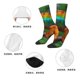thumbnail image 5 of Fotbe Chameleon Calcetas Largas con Estampado para Hombre y Mujer – Calcetas de Compresión Transpirables y Elásticas, Viajar y Uso Diario Talla 5-11, 5 of 6