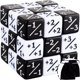 thumbnail image 1 of Juego de 24 dados de dados con bolsas de terciopelo, dados de cubo D6 para juegos de cartas Magic The Gathering (negro, blanco), 1 of 5