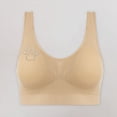 thumbnail image 5 of ylioge S-4X Plus Size Sports Bras for Women Push Up Wireless Tshirt Bra Womens Casual Rhinestones Stretchy Pullover Everyday Yoga Underwear Bralettes, 5 of 6