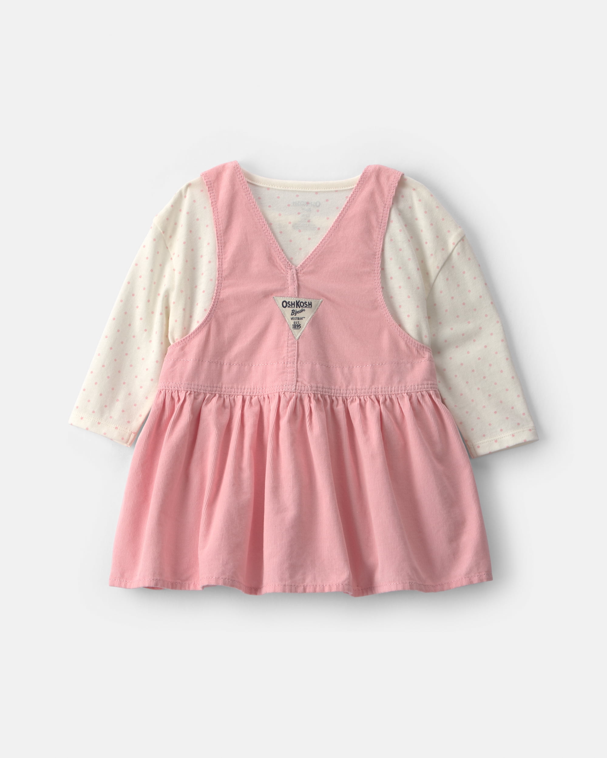Oshkosh B'gosh Baby Girl Skirtall and Top Outfit Set, 2-Piece, Sizes 3 - 24 Months