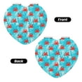 thumbnail image 2 of Picia Crab Swims In The Ocean for Compact Vanity Mirror , Travel Makeup Mirror , Portable Magnifying Cosmetic Mirror for Daily, Work, Business-Heart Shape, 2 of 9
