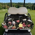 thumbnail image 2 of Whosucclay Dragonfly and Mushroom Pattern Golf Cart Accessories, 4 Convenient Pockets Towel Blanket for 2-Person Carts Club Car Yamaha Sweat Absorption, 2 of 9