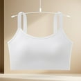 thumbnail image 1 of Sujetador de realce de color liso para mujer, lencería plegable y caída, blusa de poliéster para uso diario., 1 of 6