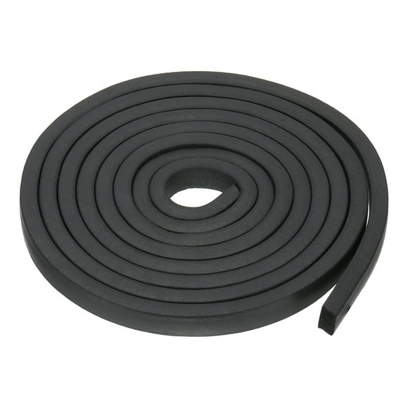 Uxcell 9.8Ft Weather Stripping Door Seal, 5/8"W x 3/8"T EPDM Rubber Foam Seal Strip
