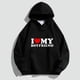 thumbnail image 1 of I LOVE MY GIRLFRIEND Sudadera con capucha unisex con estampado Y2K para mujer/hombre Sudaderas con capucha Sudaderas con capucha sólidas Jerséis Tops, 1 of 3