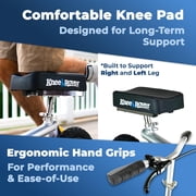 KneeRover PRO All Terrain Knee Scooter with Shock Absorber for Leg and Foot Surgery