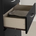 thumbnail image 6 of Pemberly Row Contemporary 6-Drawer Wood Single Lingerie Chest in Pure Black, 6 of 9