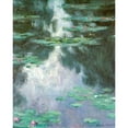thumbnail image 2 of Monet, Claude 20x24 Black Modern Framed Museum Art Print Titled - Water-lilies I 1907, 2 of 4