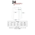 thumbnail image 4 of 24/7 Comfort Apparel Women's Plus Size Poised Long Sleeve Swing Tunic Top, 4 of 4