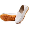 thumbnail image 3 of Boys Girls Leather Loafers Slip-On Oxford Flats Boat Dress Schooling Daily Walking Shoes(Toddler/Little Kids), 3 of 7
