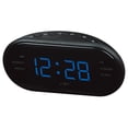 thumbnail image 1 of 1.2 '' Pantalla LED grande AM / FM Reloj despertador digital Radio Función de repetición Despertar Reloj de tiempo junto a Azul, 1 of 3
