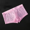 thumbnail image 2 of jobturf Mens Boxer Briefs Summer Fashion See Through Lace Underwear Elastic Waist Underpants Breathable Lightweight Low Rise Trunks M-XXXL, 2 of 3