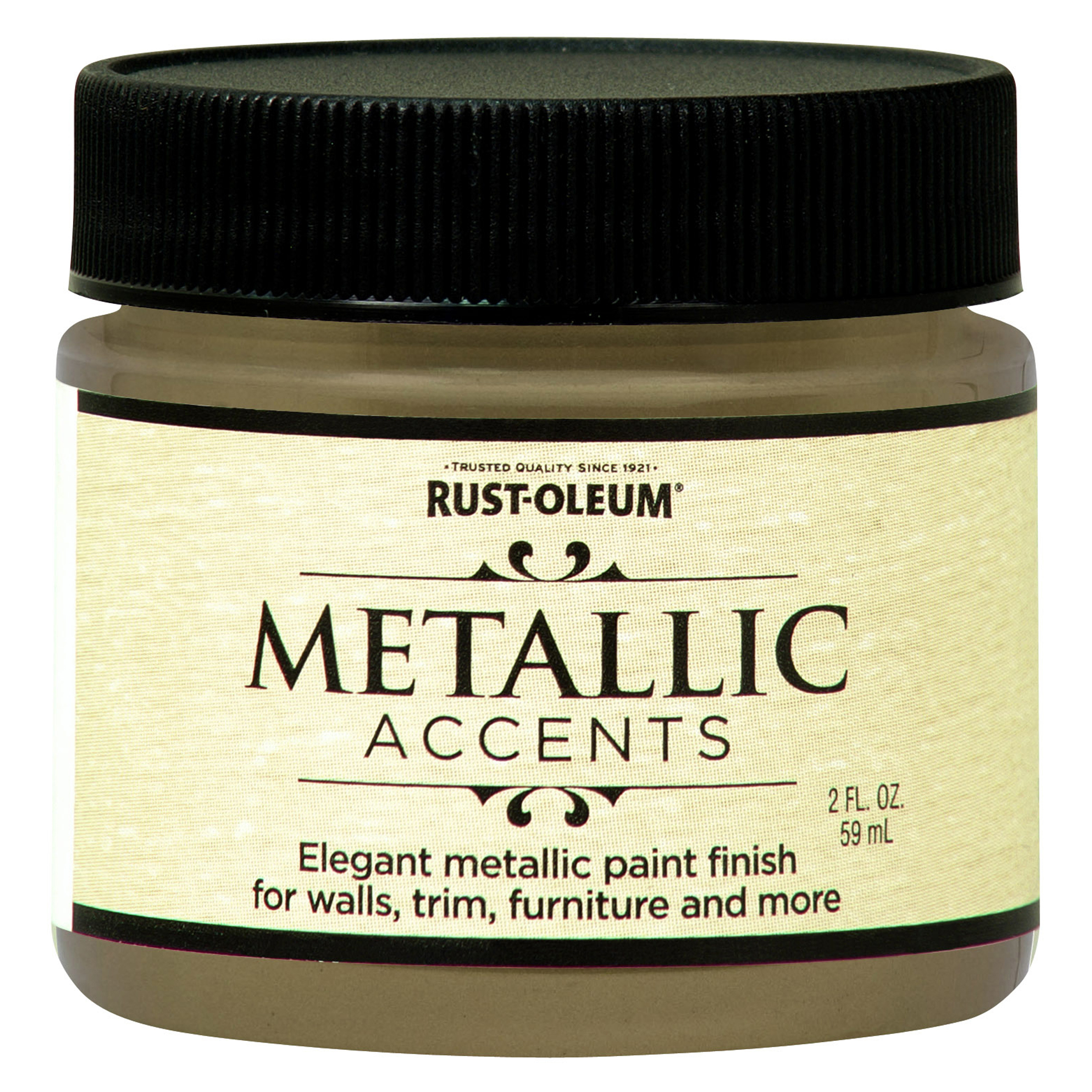 4 Pack, Soft Gold, Rust-Oleum Metallic Accents Paint- 255290, 2 oz