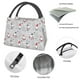 thumbnail image 4 of Fotbe Santa with Gifts Bolsa Térmica Portátil con Estampado, Bolsa de Entrega de Alimentos Aislada, Bolsa Reutilizable de Gran Capacidad para Comidas y Supermercado, 4 of 6