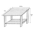 thumbnail image 4 of Shine Company Rectangular Side Table - Tangerine, 4 of 5