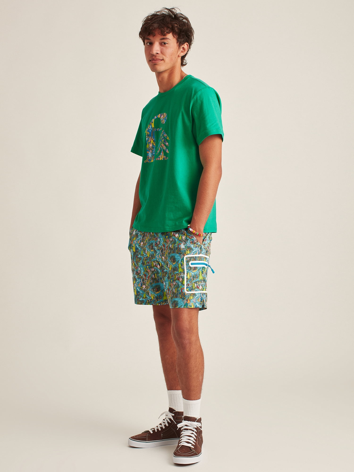 Bonobos Fielder Men's and Big Men's Short Sleeve Logo Tee, up to 3XL