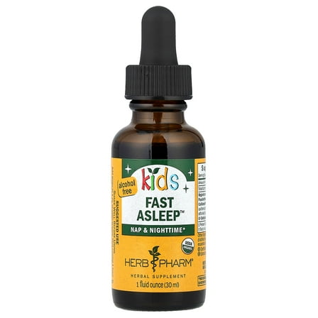 Herb Pharm Kids Fast Asleep Nap and Nighttime Herbal Supplement, 1 Oz